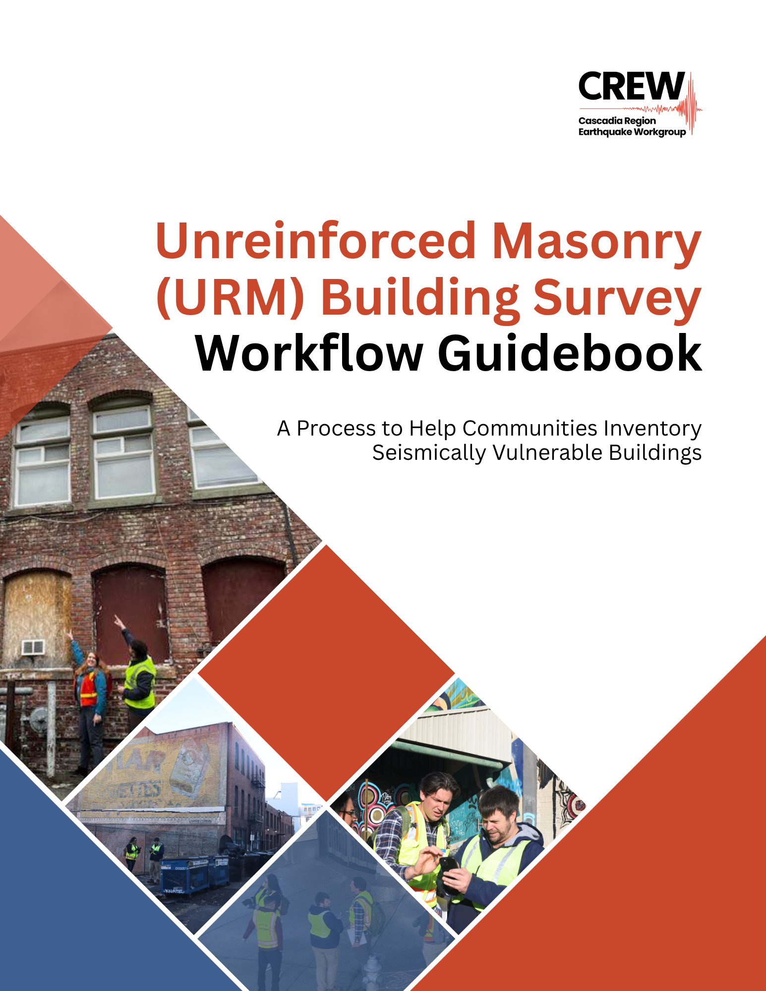 Cover of Unreinforced Masonry (URM) Building Survey Workflow Guidebook